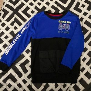 Boys Gamer Sweater W/ Pouch